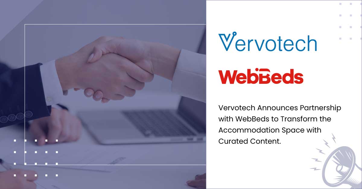 WebBeds Selects Vervotech as its Preferred Hotel Mapping Provider for Accurate Hotel Content
