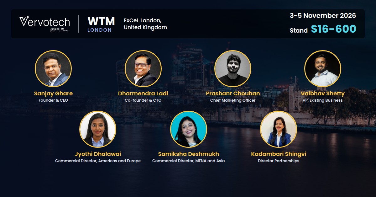 Meet Vervotech at WTM London 2026, Stand S16-600