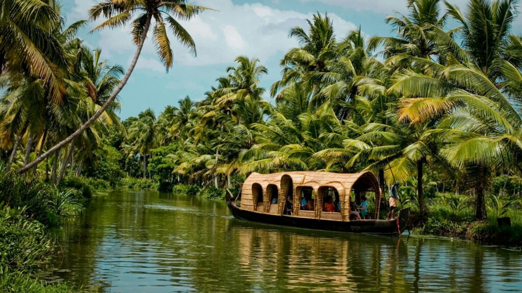 Houseboat on the Kerala backwaters