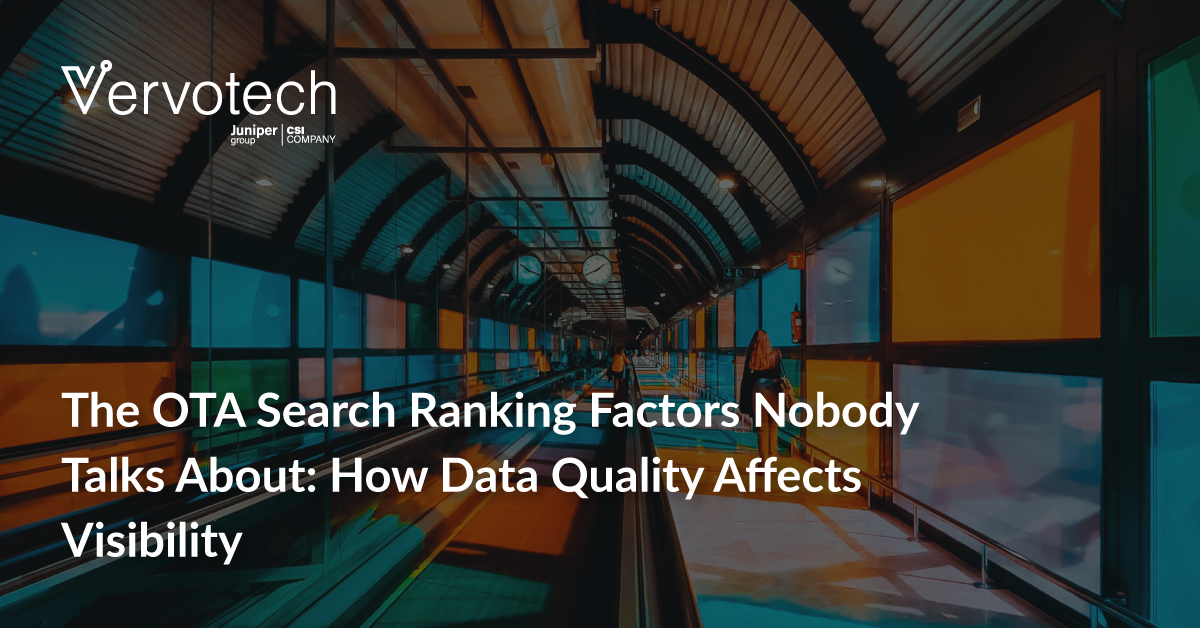 The OTA Search Ranking Factors Nobody Talks About: How Data Quality Affects Visibility